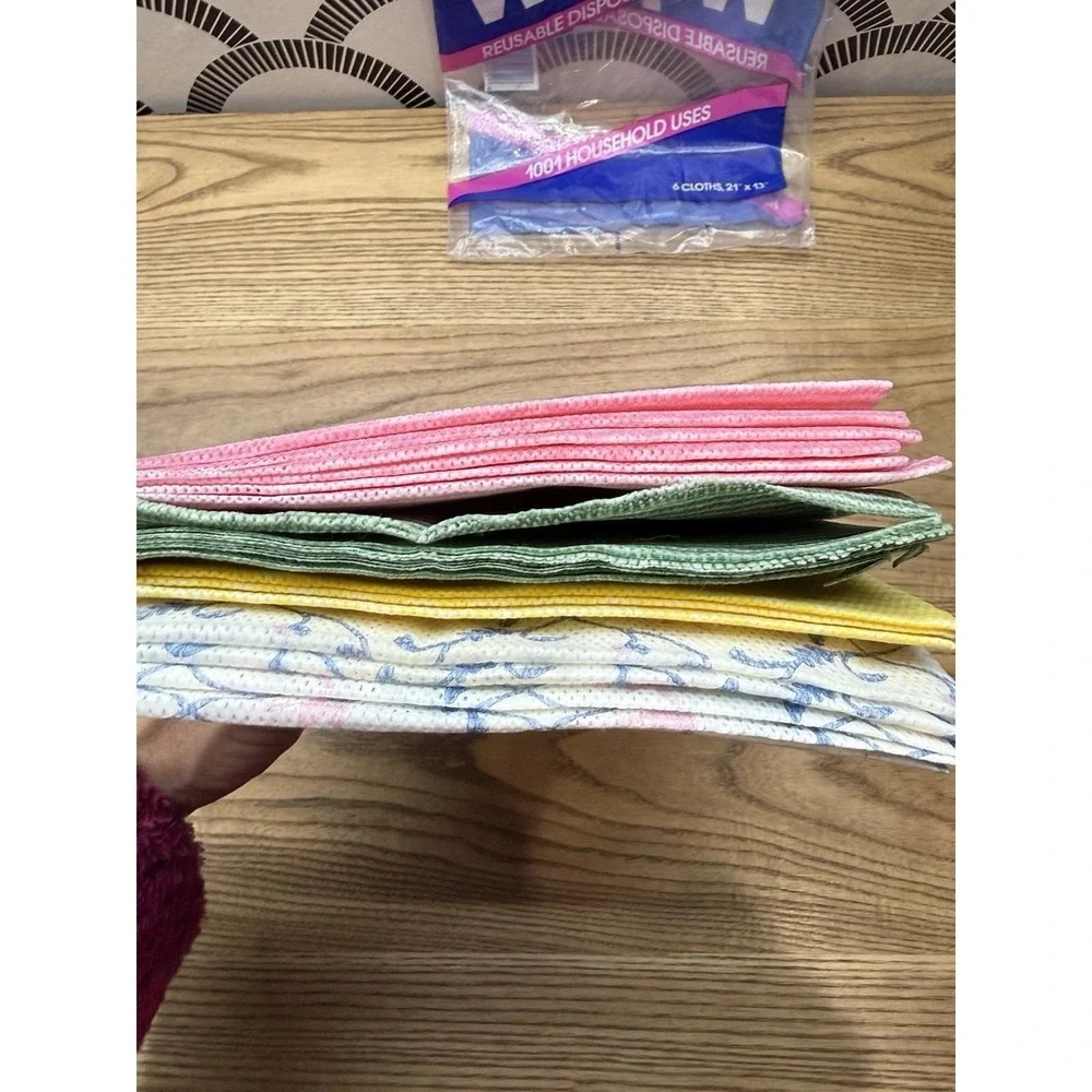 VTG Handi Wipes Kitchen Cloths Lot Of 18 21x13
